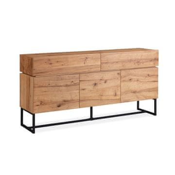 Homestar Komoda BYRON 160x41x80 cm, hrast