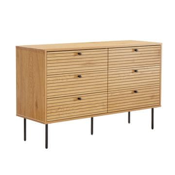 Homestar Komoda LINE 120x40x75 cm hrastova kora