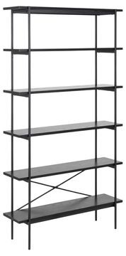 Homestar Zidna jedinica ANGUS 94x27x172 cm, crna
