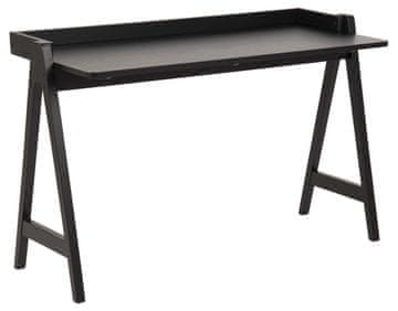 Homestar Radni stol MISO 126x51x80 cm od hrasta obojenog u crno