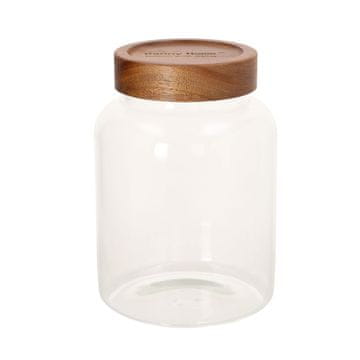Homestar Staklena tegla RIVA 13x19 cm 1930 ml s poklopcem od akacije