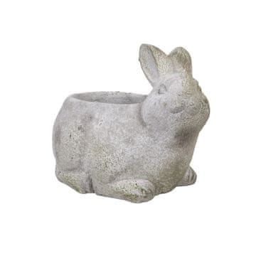 Homestar Saksija za cvijeće STONE 18x13x14,5 cm zec