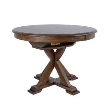 Homestar Blagovaonski stol JAMES D106+46xV76cm, rustikalni hrast