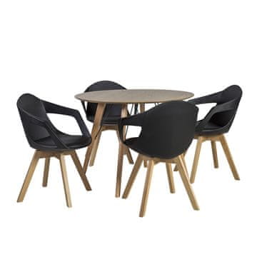 Homestar Blagovaonski set Helena okrugli stol i 4 stolice