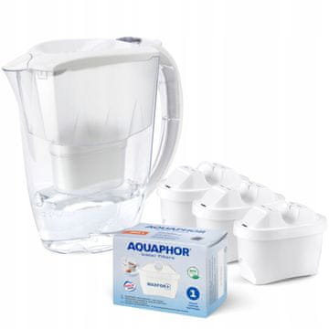 Aquaphor Džban za filtriranje vode Aquaphor Amethyst 2,8 l i 3 uloška, bijeli