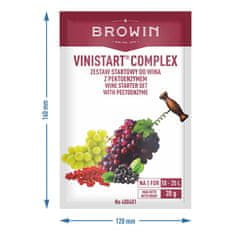Browin Kvasac s hranjivom podlogom Vinistart Complex, 20 g