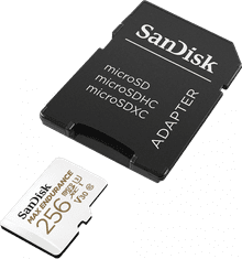 SanDisk MAX ENDURANCE microSDXC 256GB + SD adapter