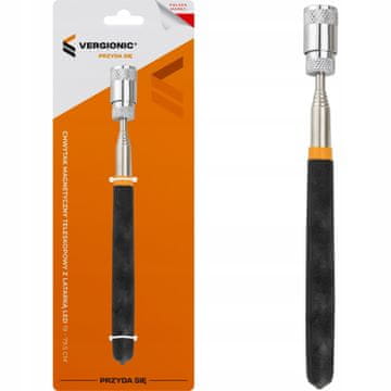 Vergionic Teleskopski magnetski hvatač VERGIONIC s LED rasvjetom 19-79,5 cm 3,6 kg
