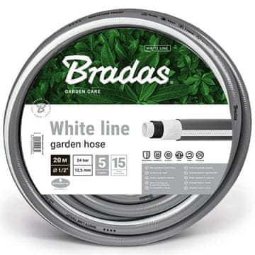 Bradas BIJELO vrtno crijevo 1/2"-20m