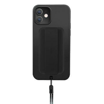 UNIQ Heldro maskica za iPhone 12 mini 5.4" crna/ponoćno crna antimikrobna