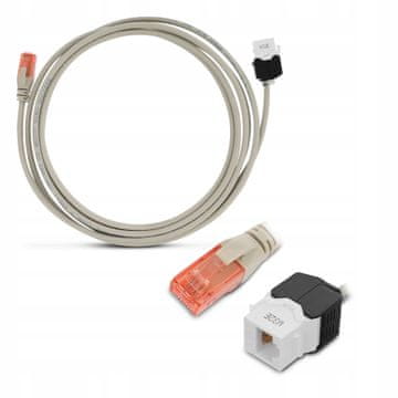 Digitus U-UTP RJ45 Keystone LAN mrežni kabel, produžni kabel 3 m