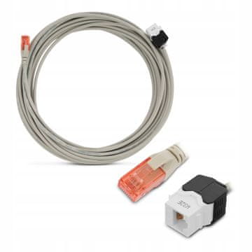 Digitus U-UTP RJ45 Keystone LAN mrežni kabel, produžni kabel 6 m