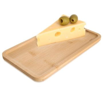 Northix Bambusov pladanj za grickalice, pravokutni 20x11 cm