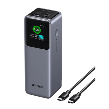 Ugreen pijenosna punjiva baterija, 25000 mAh, 200 W (35525B)