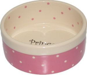 | Keramička zdjela za pse 13x5,5 cm - Princess pink