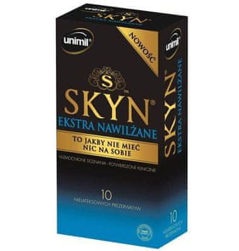 Ekstra podmazani kondomi bez lateksa Skyn Extra podmazani 10 komada Unimil