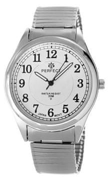 Perfect SAVRŠEN RASTEGLJIVI SAT X409-02 SREBRNO KUĆIŠTE, SREBRN BROJČANIK, SREBRNA NARUKVICA