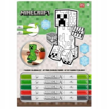 Kids Euroswan Minecraft komplet za slikanje 2D MDF figurica kreativna za djecu