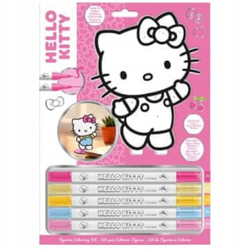 Kids Euroswan Set za slikanje Hello Kitty 2D MDF figurica kreativna za djecu