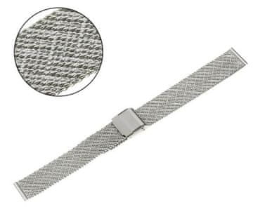 Pacific MREŽASTA NARUKVICA 16 MM PVD SREBRNA ROMB STIL
