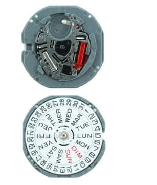 E.I. Mechanizm kwarcowy VJ33B 10 1/2''' SC Day/Date3
