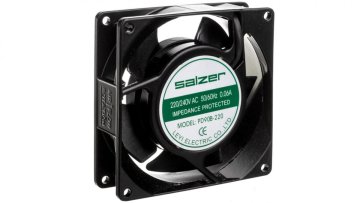 Ventilator s kugličnim ležajem 230VAC 0.07A 12W 45.63 m3/h 92x92x25mm konektor PD9225B-AC230C