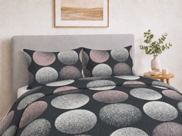 Detexpol Pamučna posteljina 220x200cm krugovi
