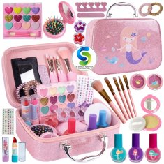 [PACZA][1] Set za slikanje šminke za djecu Kofer sirene + naljepnica X409L