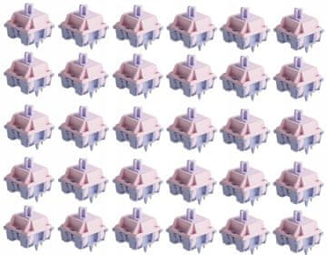 AKKO Fairy Switch tihi prekidači 30 kom linearni za mehaničku tipkovnicu