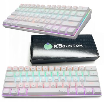 RGB mehanička igraća tipkovnica s 60% brzinom okidanja i plavim prekidačem KB61