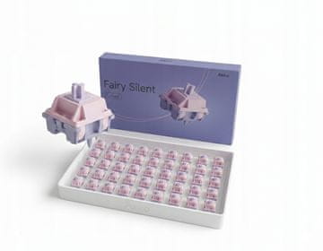 AKKO Fairy Silent Switch mehanička tipkovnica s podmazanim tihim prekidačima