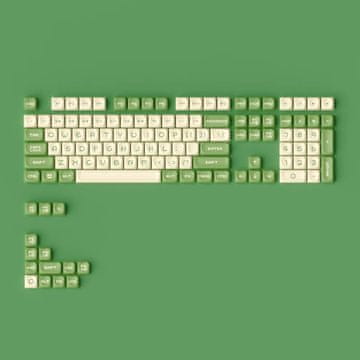 Akko Matcha Bear set prilagođenih PBT kapica za tipke, 122 komada
