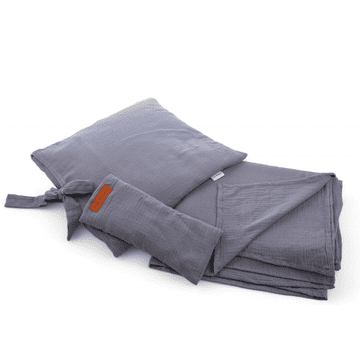 Yoga Nidra, Shavasana Set - Muslin - Sivo Plava