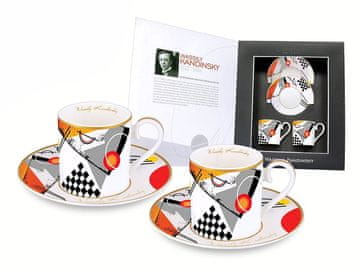 Carmani, set od 2 šalice za espresso - Vasilij Kandinski.