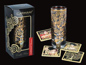 Carmani, čaša za votku - G. Klimt. Drvo