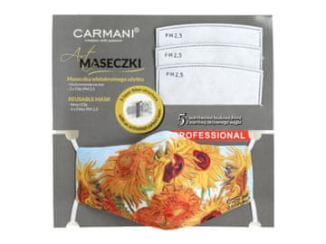 Zaštitna maska s filterom - V. Van Gogh. Suncokreti (CARMANI)