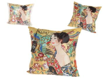 Carmani, jastuk s punjenjem/zatvarač - G. Klimt, Žena s lepezom