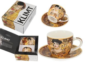 Carmani, šalica za espresso i tanjurić - G. Klimt. Adela (CARMANI)