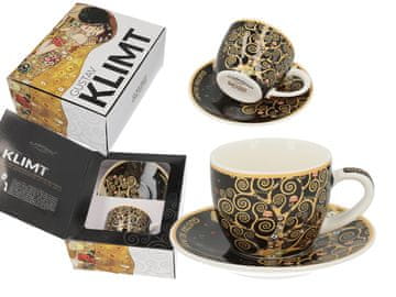 Carmani, šalica i tanjurić za espresso - GUSTAV KLIMT/Drvo života