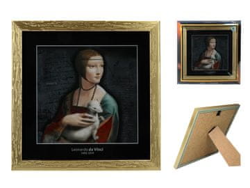 Slika - L. da Vinci, Dama s hermelinom (CARMANI)