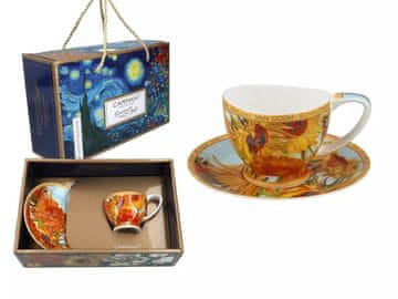 Carmani, šalica za espresso t. Mini Vanessa 90ml - VAN GOGH/Suncokreti