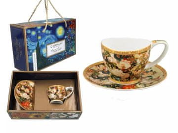 Carmani, šalica za espresso t. Mini Vanessa 90ml - VAN GOGH/Vaza s ružama