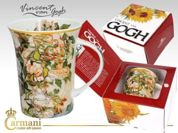 Carmani, porculanska šalica - VAN GOGH/Ruže