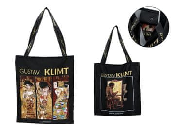 Carmani, torba za rame, za kupovinu do 5 kg - GUSTAV KLIMT, mix