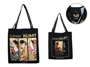 Carmani, torba za rame, za kupovinu do 5 kg - GUSTAV KLIMT, mix