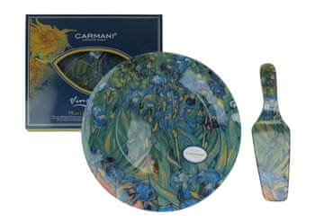 Carmani, ukrasni i funkcionalni tanjur sa špatulom - VAN GOGH/Irysy