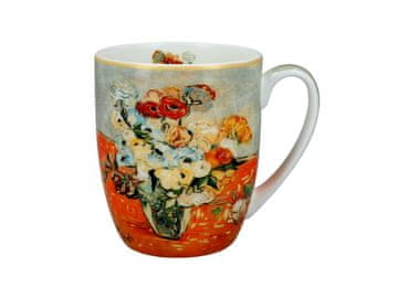 Carmani, porculanska šalica t. Camio 380ml - VAN GOGH/Ruže