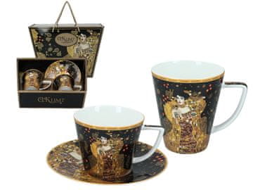 Carmani, set za dvoje: šalica + krigla - GUSTAV KLIMT/Adele Bloch-Bauer