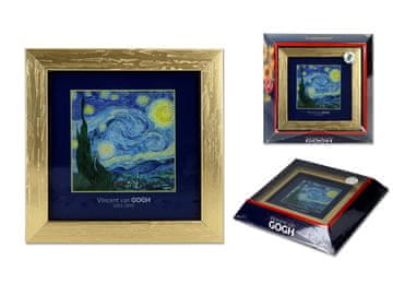 Carmani, slika - VAN GOGH/Zvjezdana noć, zlatni okvir