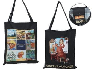 Carmani, torba za rame, za kupovinu do 5 kg - VAN GOGH, kolaž